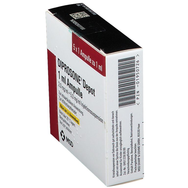DIPROSONE® Depot 1 ml Ampulle 5x1 ml mit dem ERezept kaufen Shop