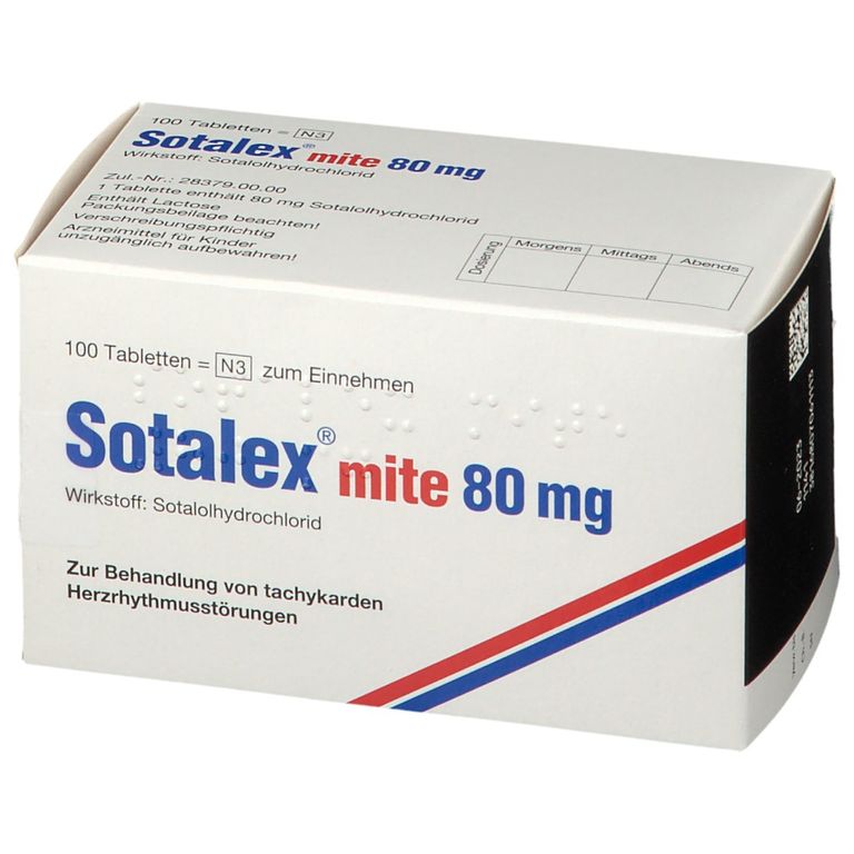 Sotalex® mite 80 mg 100 St mit dem E-Rezept kaufen - Shop Apotheke