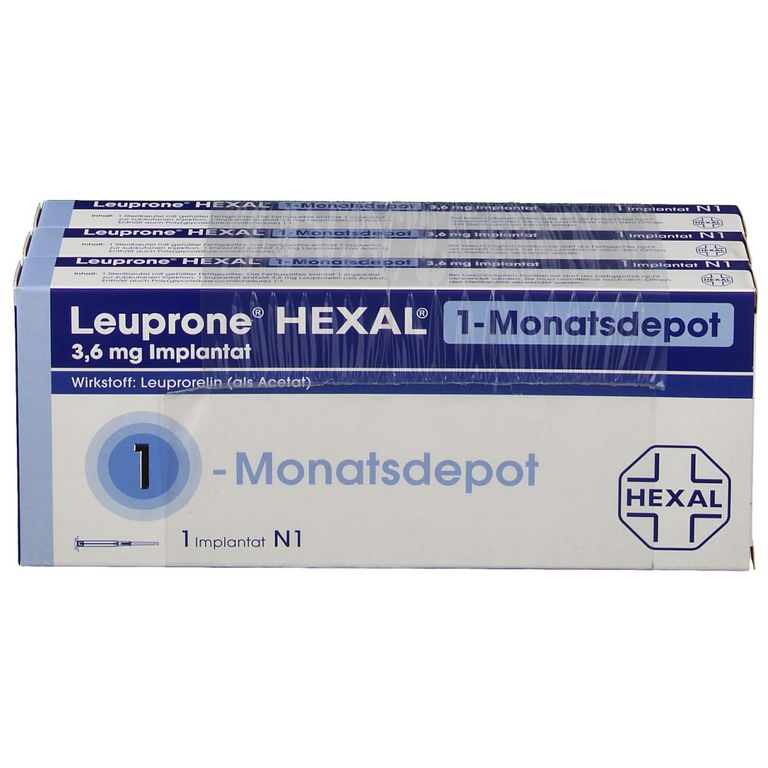 Leuprone® HEXAL® 1Monatsdepot 3,6 mg Implantat 3 St mit dem ERezept