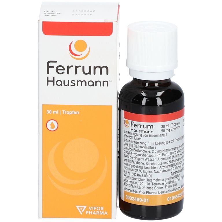 Ferrum Hausmann® Lösung 30 Ml - Shop Apotheke