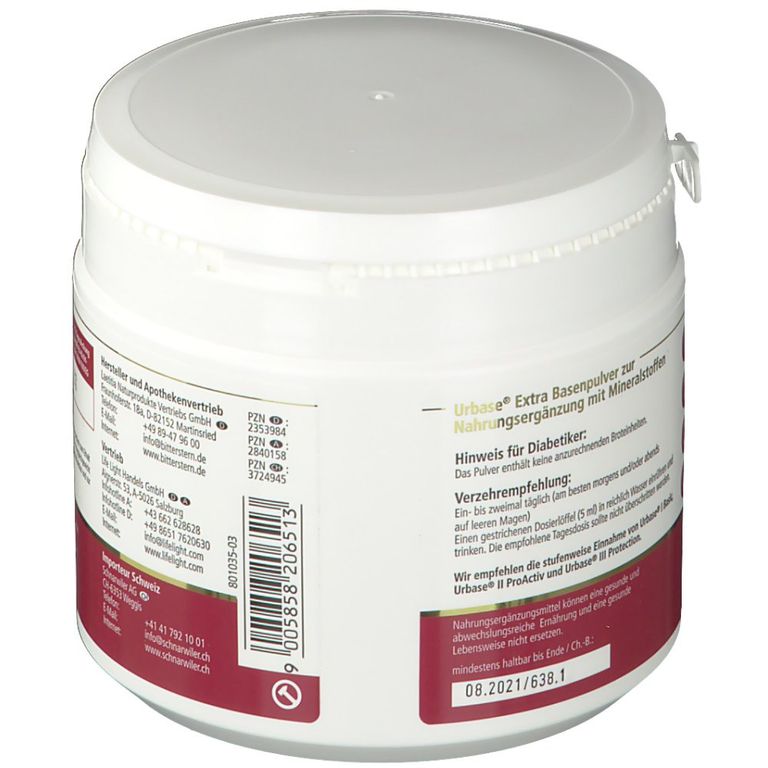 Urbase® I Basic Basenpulver 200 g - Shop Apotheke