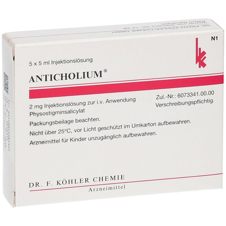 ANTICHOLIUM® 5x5 ml mit dem ERezept kaufen Shop Apotheke