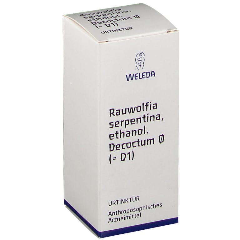 Rauwolfia serpentina, ethanol. Decoctum D1 50 ml mit dem ERezept