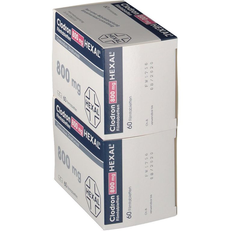 Clodron 800 mg HEXAL® Filmtabletten 2x60 St mit dem E-Rezept kaufen - SHOP APOTHEKE
