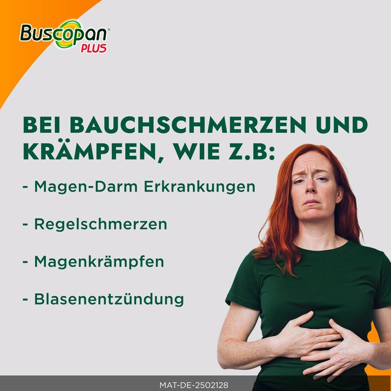 Wie Schnell Wirkt Buscopan Plus Bei Regelschmerzen Buscopan Plus mit Paracetamol | schnell bei Bauch- und Magenschmerzen