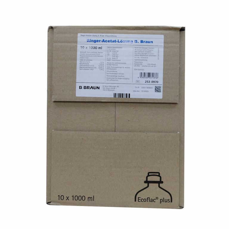 Ringer-Acetat-Lösung Ecoflac® Plus 10x1000 ml - Shop Apotheke
