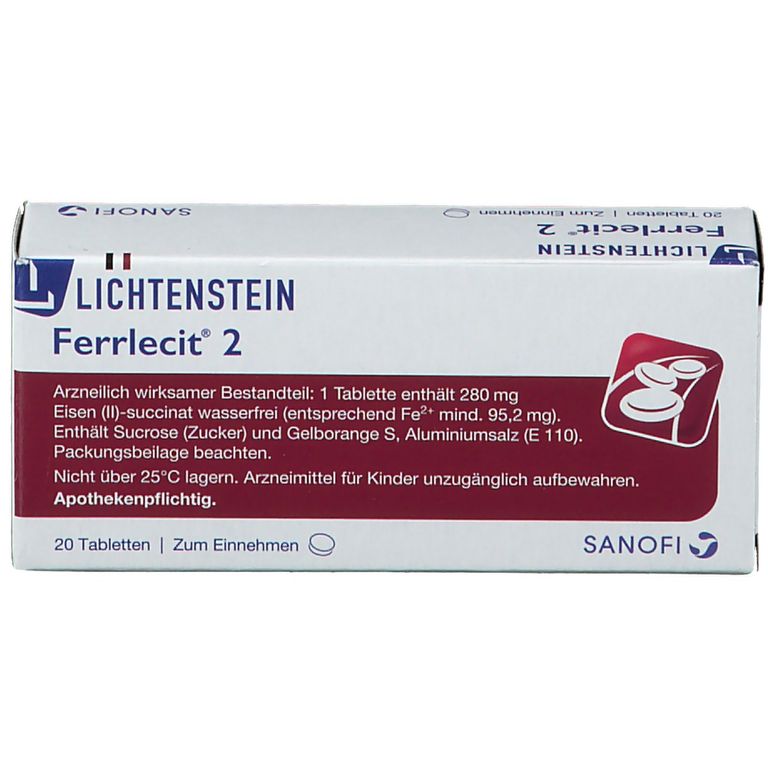 Ferrlecit® 2 Dragees 20 St - Shop Apotheke