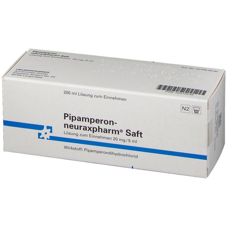 Pipamperon-neuraxpharm® Saft 20 mg/5 ml 200 ml mit dem E-Rezept kaufen