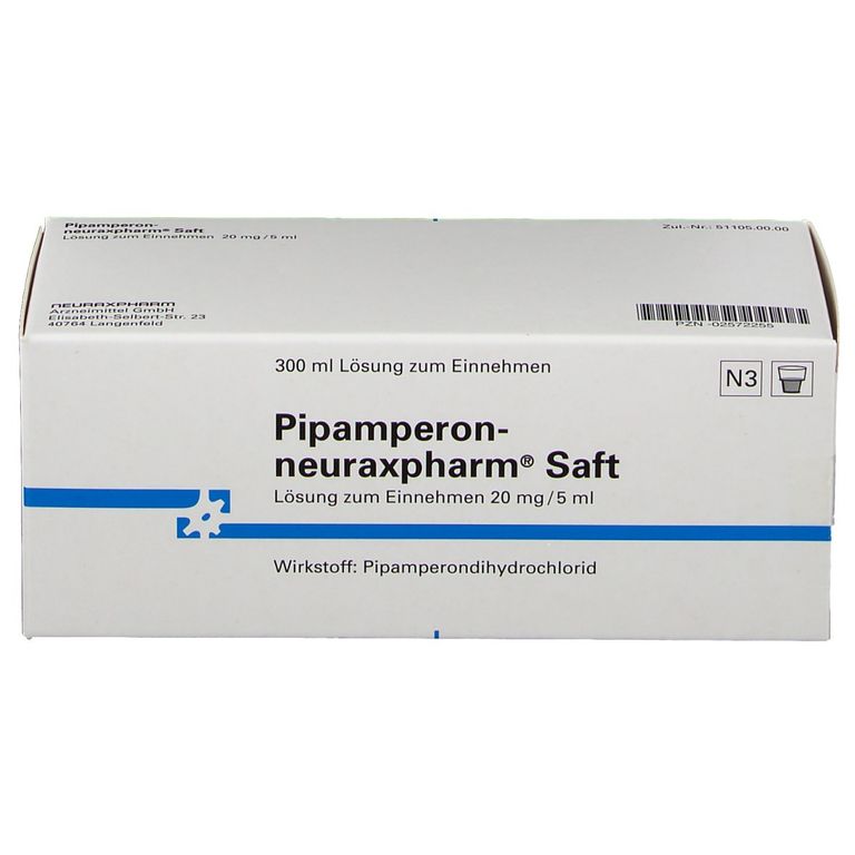 Pipamperon-neuraxpharm® Saft 20 mg/5 ml 300 ml mit dem E-Rezept kaufen