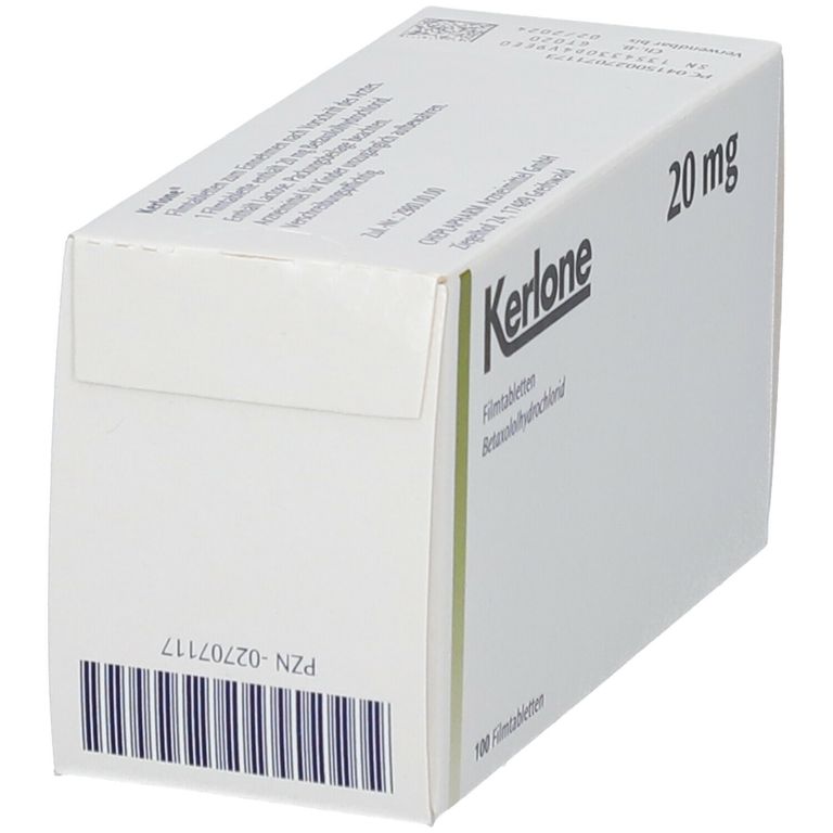 Kerlone® 20 mg 100 St mit dem ERezept kaufen Shop Apotheke