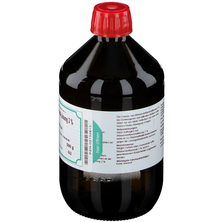 WasserstoffperoxidLösung 3 500 g Shop Apotheke