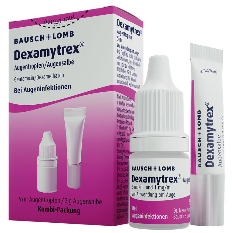 Dexamytrex® Augentropfen/Augensalbe 1 St mit dem ERezept kaufen Shop Apotheke