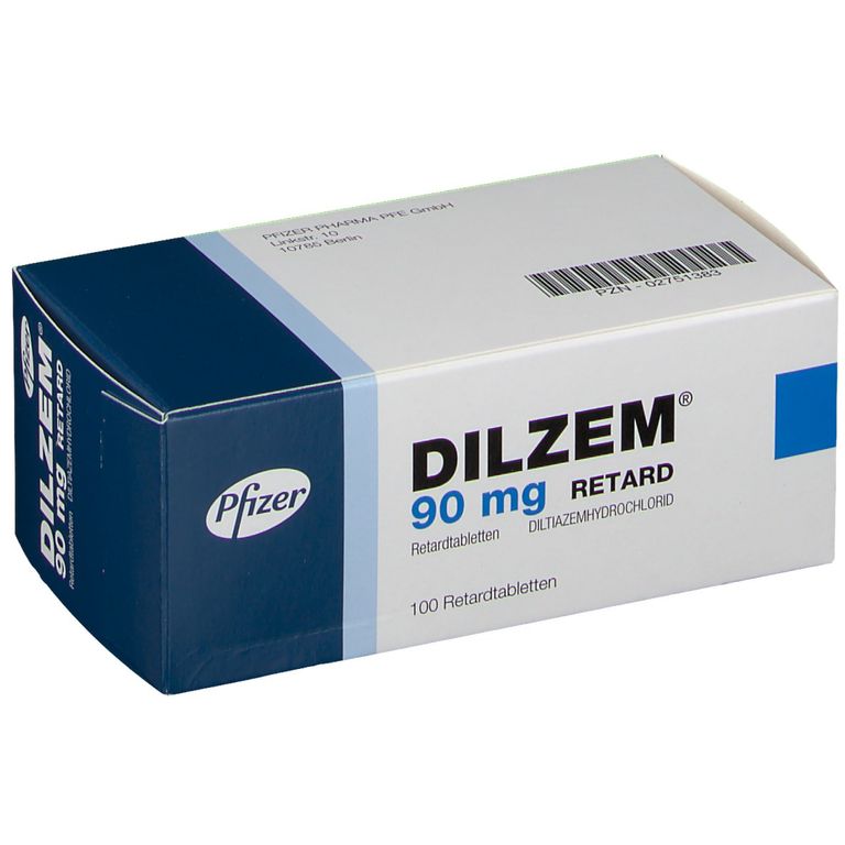 DILZEM® 90 mg RETARD 100 St mit dem ERezept kaufen Shop Apotheke