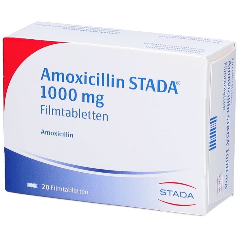 Amoxicillin STADA® 1000 mg 20 St mit dem ERezept kaufen Shop Apotheke