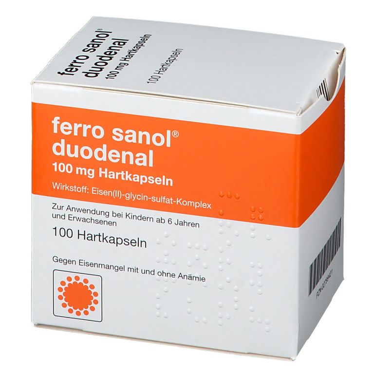 Delivery Service From Germany - FERRO SANOL Duodenal Hard Caps.m.msr.überz. Pell., 100 Pcs