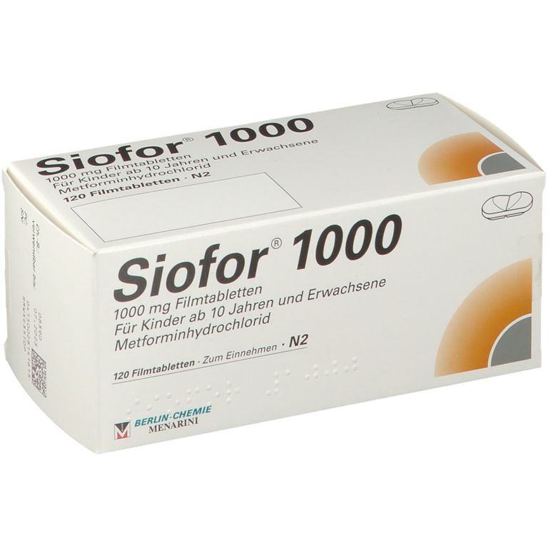 Siofor® 1000 120 St mit dem ERezept kaufen Shop Apotheke