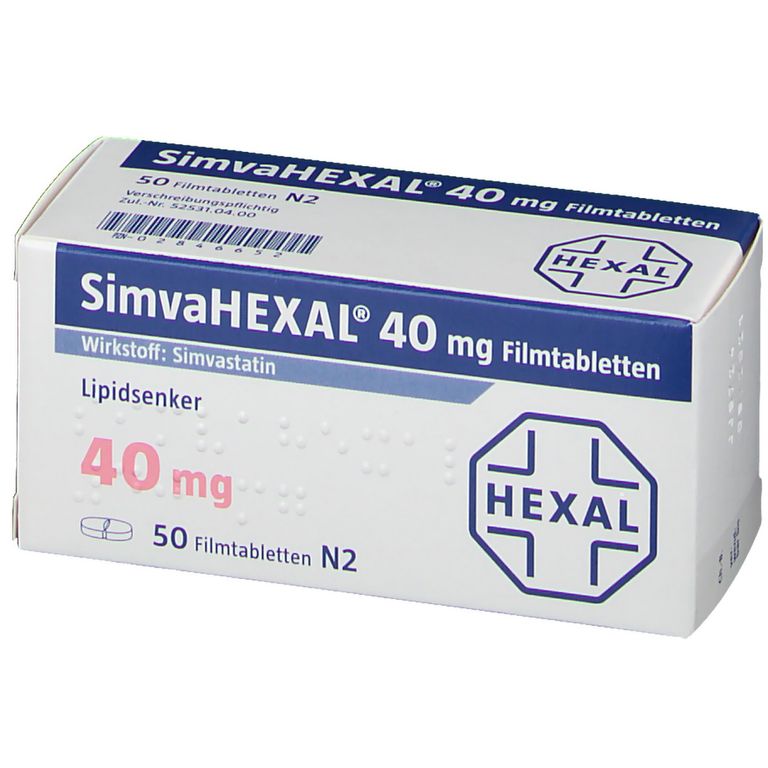 SimvaHEXAL® 40 mg 50 St mit dem E-Rezept kaufen - SHOP APOTHEKE
