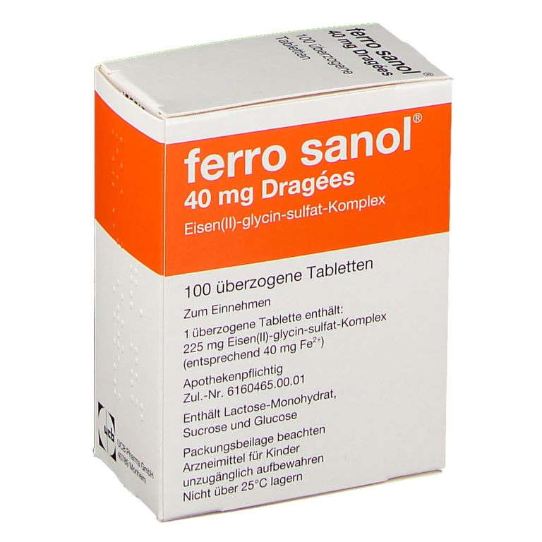 ferro sanol® 40mg 100 St - Shop Apotheke