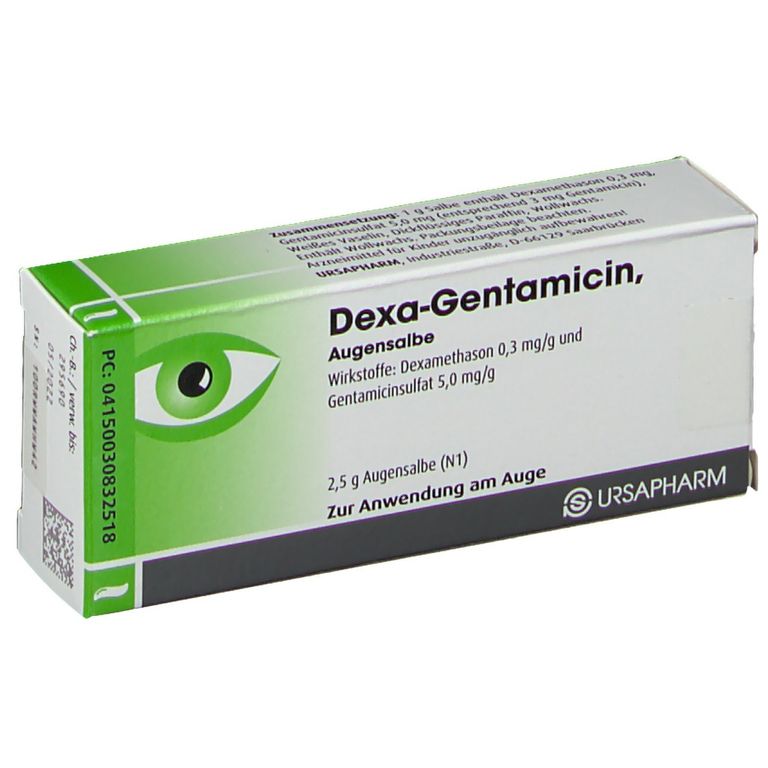 Dexa-Gentamicin Augensalbe 2,5 g mit dem E-Rezept kaufen - Shop Apotheke