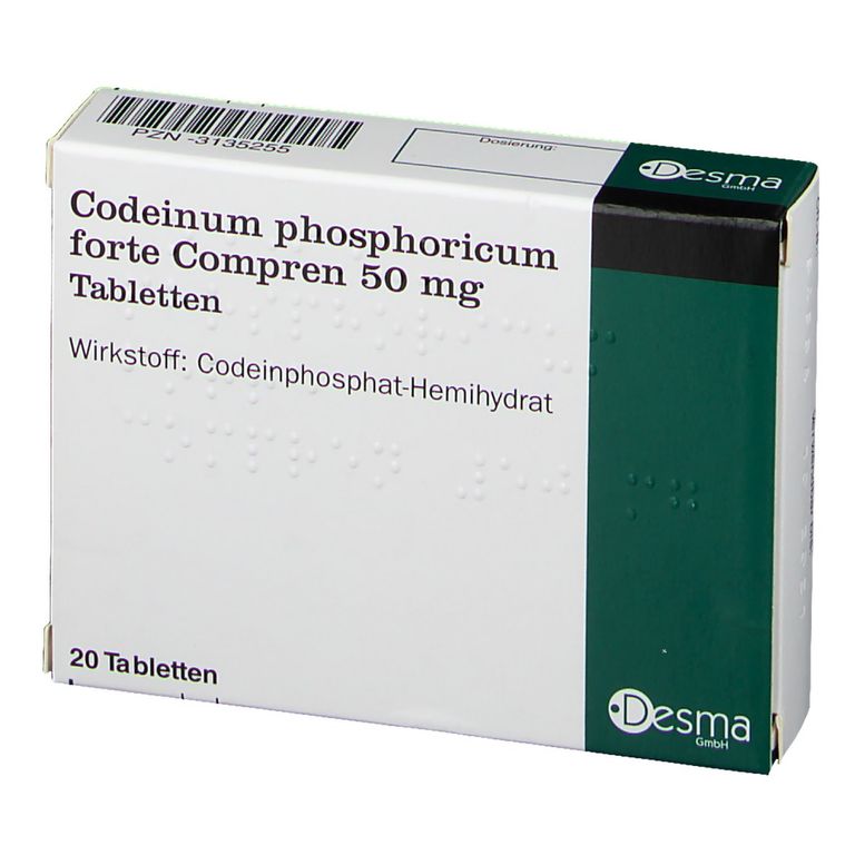 Codeinum Phosphoricum Forte Compren 50 Mg Preis Codeinum phosphoricum forte Compren 50 mg 20 St mit dem E-Rezept kaufen