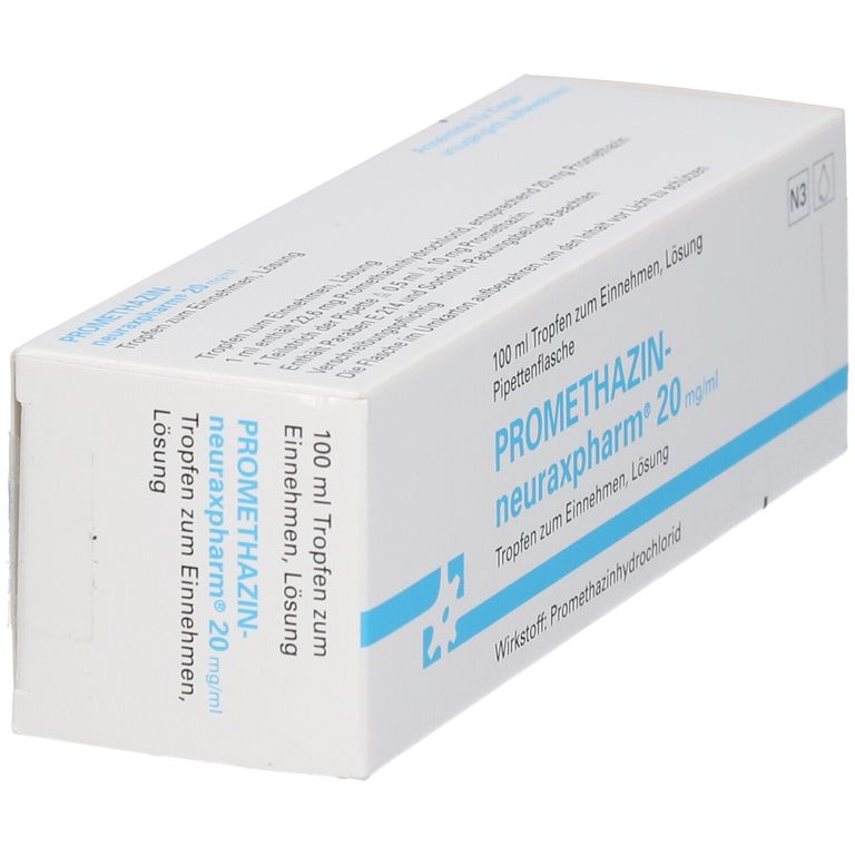 Promethazin-neuraxpharm® 20 mg/ml 100 ml mit dem E-Rezept kaufen - Shop