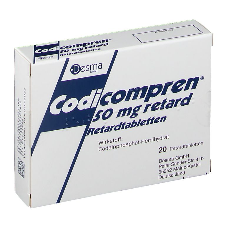 Codiphen Codicompren® 50 mg retard 20 St mit dem E-Rezept kaufen – Shop Apotheke