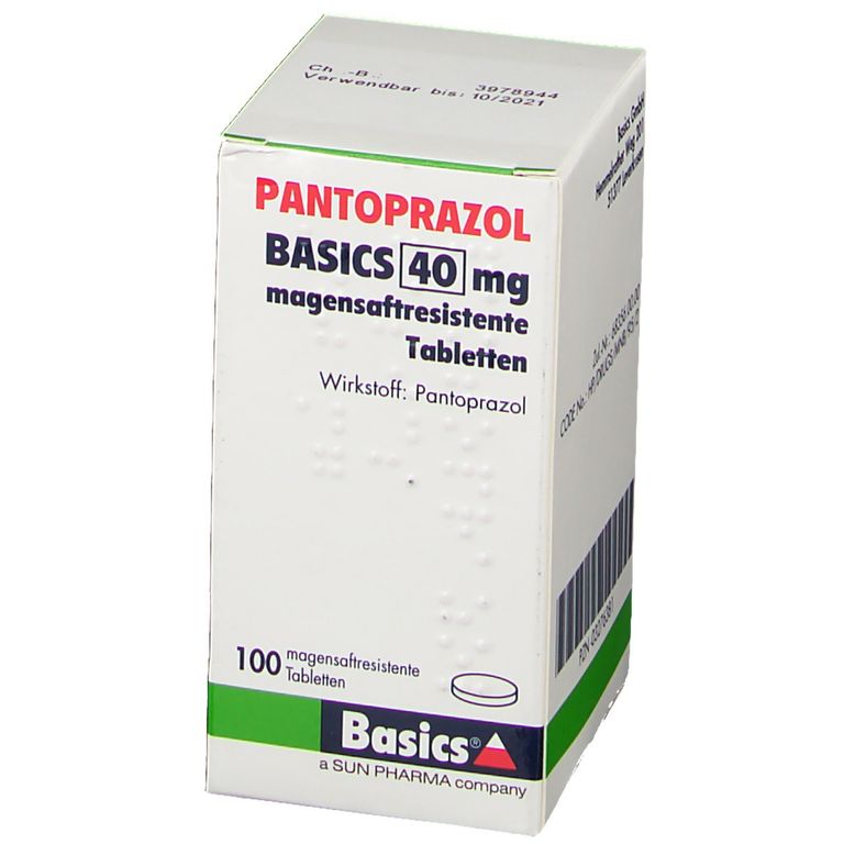 Pantoprazol Basics 40 Mg 100 St Mit Dem E Rezept Kaufen Shop Apotheke