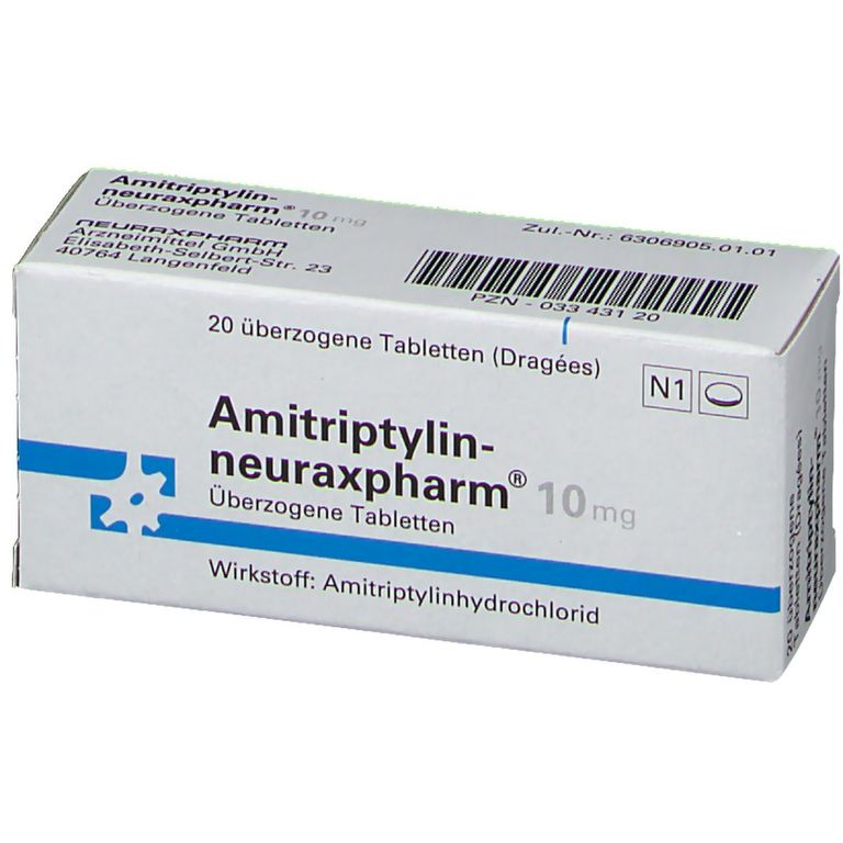 Amitriptylin-neuraxpharm® 10 mg 20 St mit dem E-Rezept kaufen - Shop