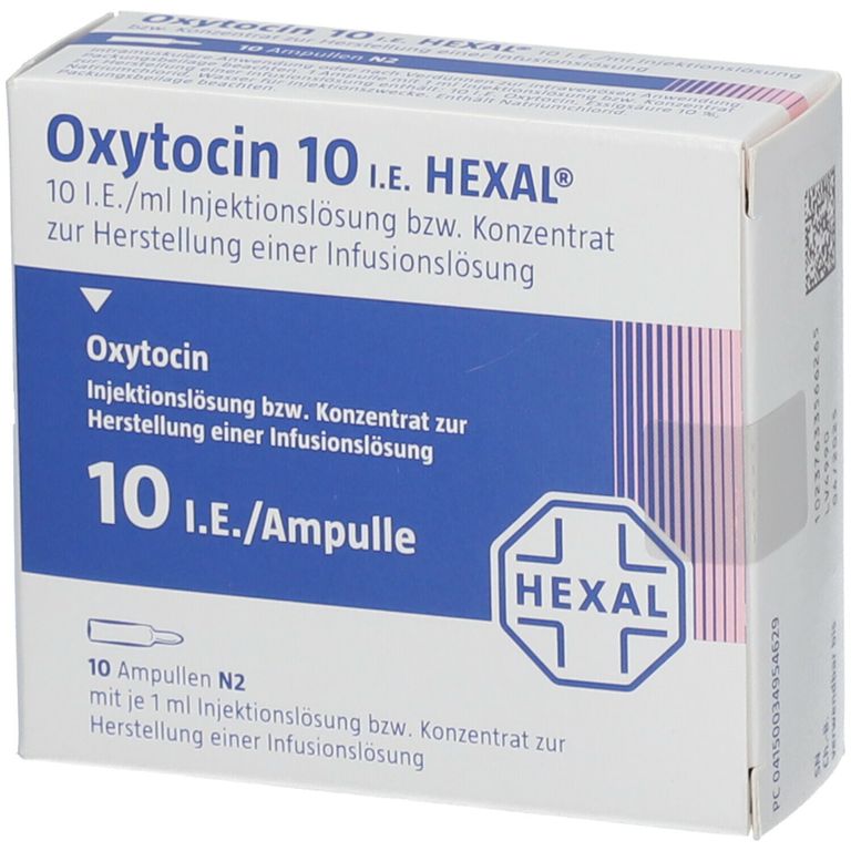 Oxytocin 10 I.E. HEXAL® 10x1 ml mit dem E-Rezept kaufen - Shop Apotheke