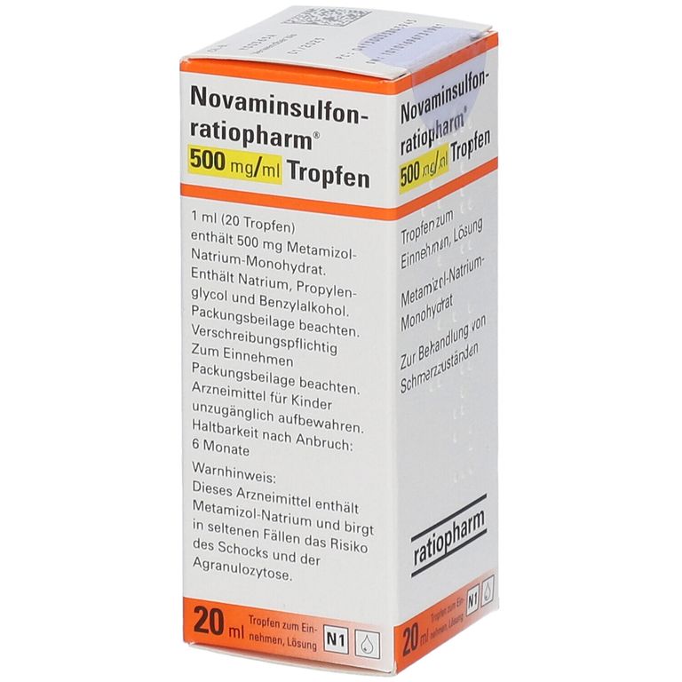 Novaminsulfon Und Tilidin