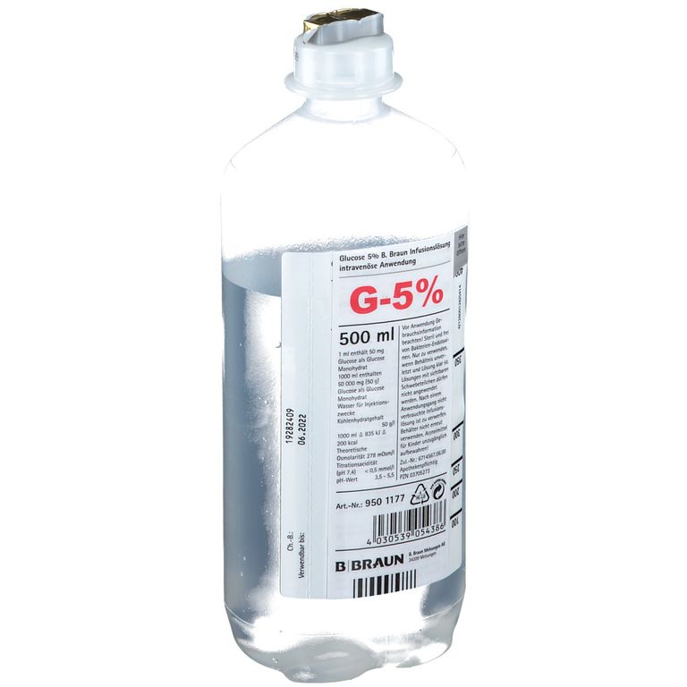 Glucose 5 % B. Braun Ecoflac® Plus 500 Ml - Shop Apotheke