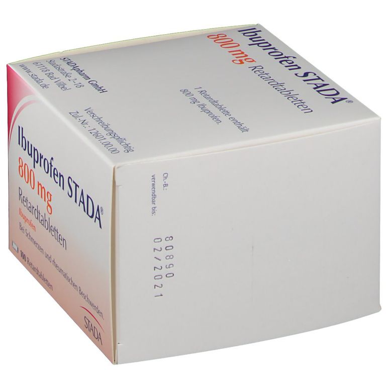 Ibuprofen STADA® 800 mg 100 St mit dem ERezept kaufen Shop Apotheke