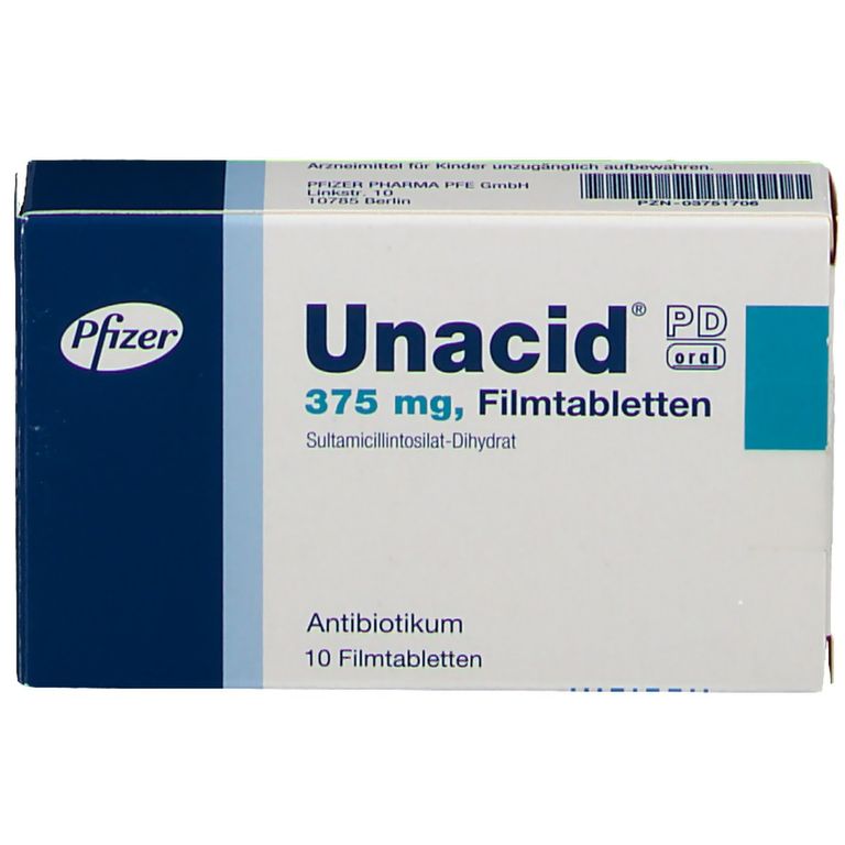 Unacid® PD oral 375 mg 10 St mit dem E-Rezept kaufen - Shop Apotheke