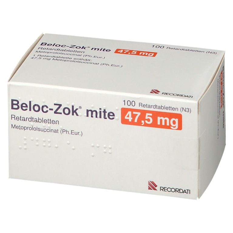 Beloc-Zok® mite 47,5 mg 100 St mit dem E-Rezept kaufen - Shop Apotheke
