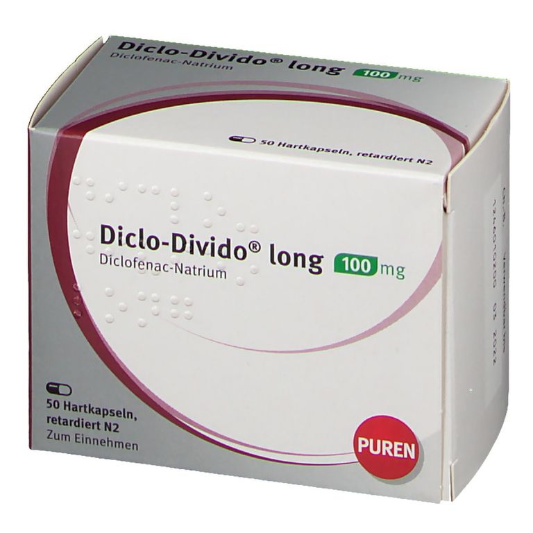 Diclo-Divido® long 100 mg 50 St mit dem E-Rezept kaufen – Shop Apotheke