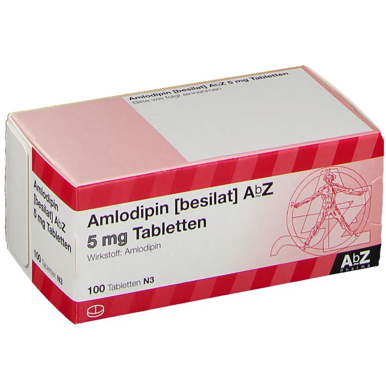 Amlodipin Besilat AbZ 5Mg 100 St mit dem E-Rezept kaufen - Shop Apotheke