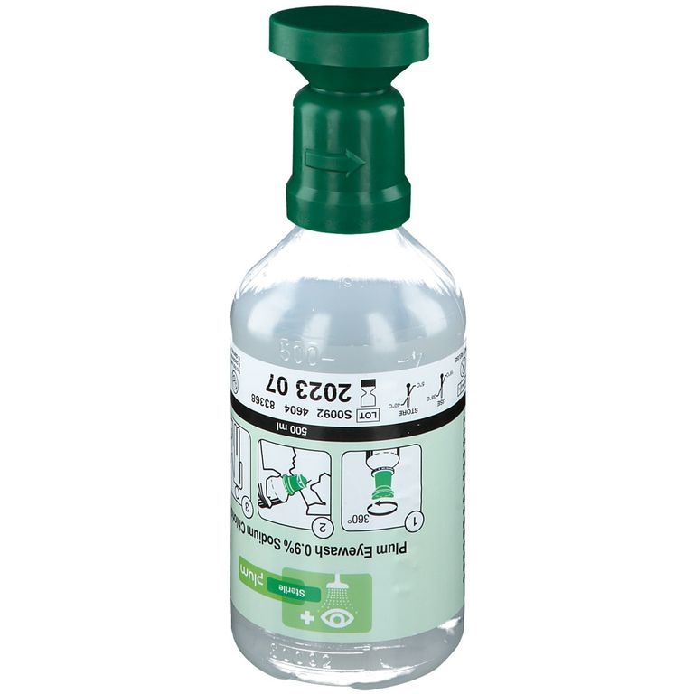 Plum - Augenspülflasche mit 500 ml Augenspüllösung kaufen