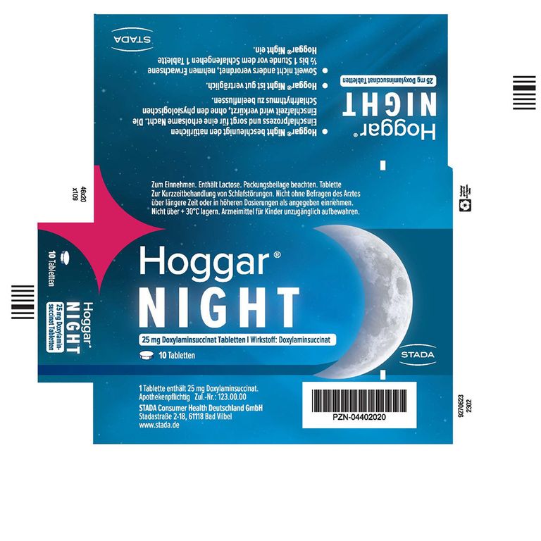 Hoggar® Night Tabletten Nicht nur einschlafen, sondern durchschlafen. 25 mg Doxylaminsuccinat