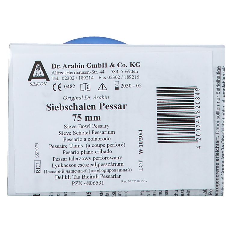 ARABIN® Siebschalen Pessar 75 mm 1 St - Shop Apotheke