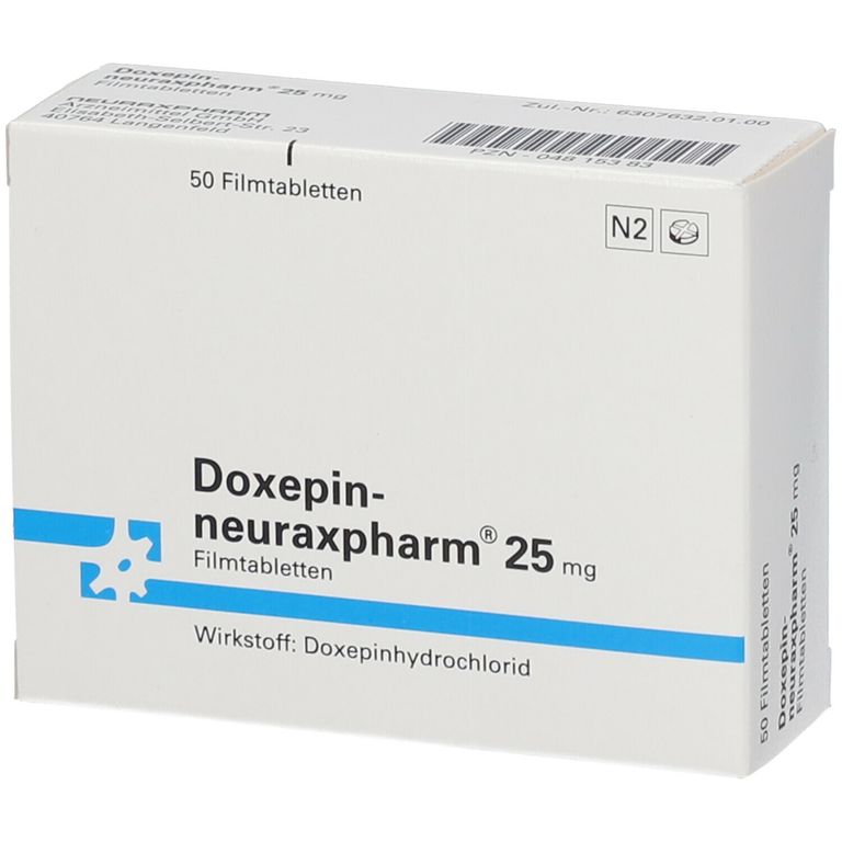 Doxepinneuraxpharm® 25 mg 50 St mit dem ERezept kaufen Shop Apotheke