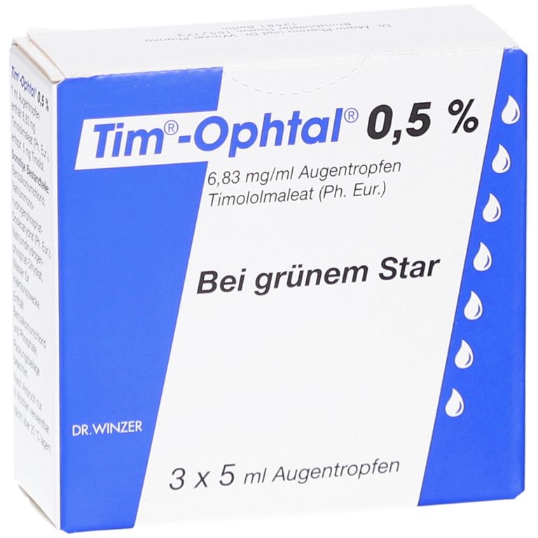 Tim®-Ophtal® 0,5 % 3x5 ml mit dem E-Rezept kaufen - Shop Apotheke