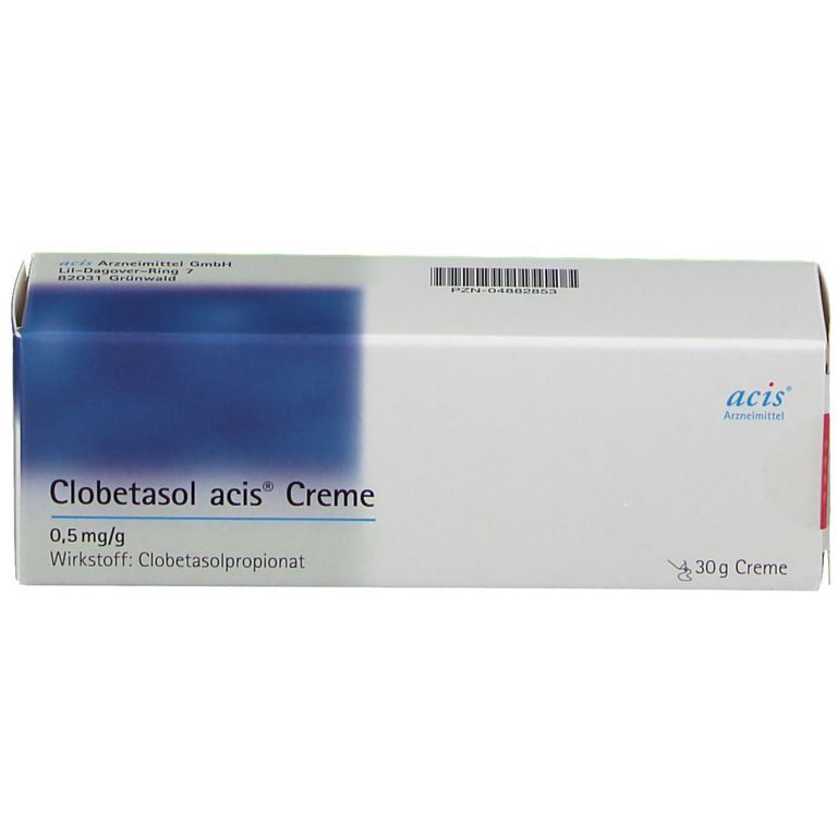 Clobetasol acis® Creme 30 g mit dem ERezept kaufen Shop Apotheke