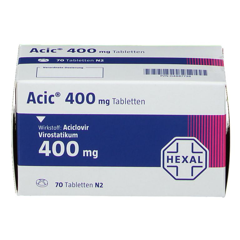 Acic® 400 mg 70 St mit dem E-Rezept kaufen - Shop Apotheke