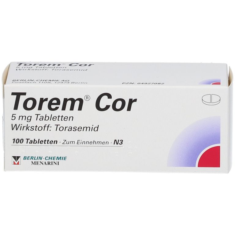 Torem 5 Torem® Cor 100 St mit dem E-Rezept kaufen – Shop Apotheke