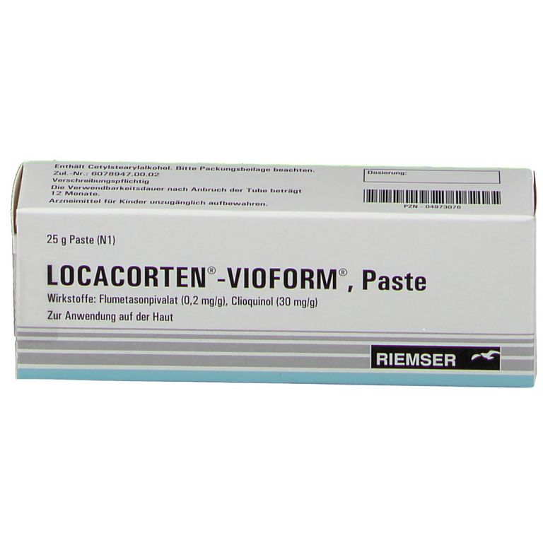 LOCACORTEN®VIOFORM® 25 g mit dem ERezept kaufen Shop Apotheke
