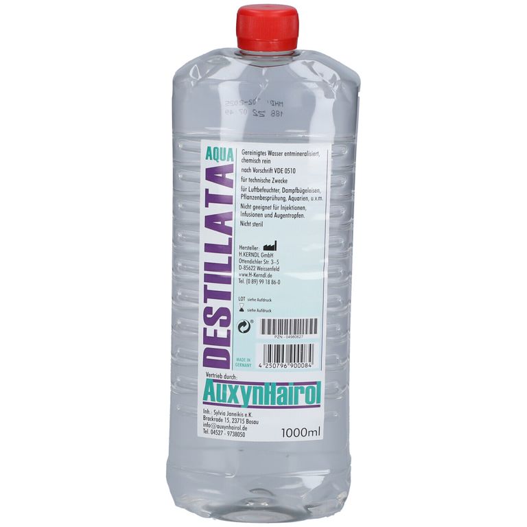 Hochreines Destilliertes Wasser (1 Liter) - Die Basis für perfekte Folienverklebungen
