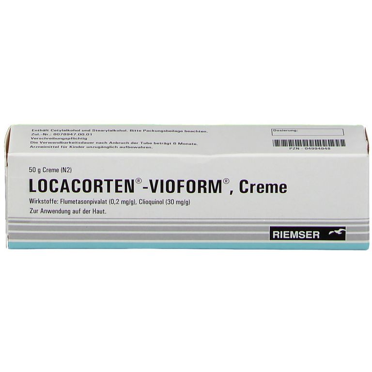 LOCACORTEN®VIOFORM® 50 g mit dem ERezept kaufen Shop Apotheke