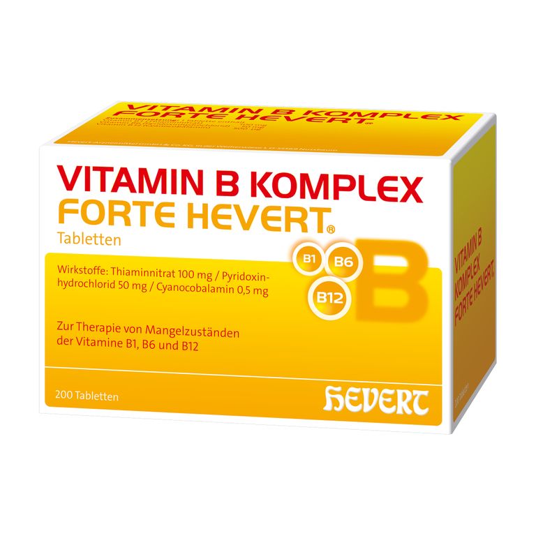 Vitamin B Komplex Forte Hevert 200 St - Shop Apotheke