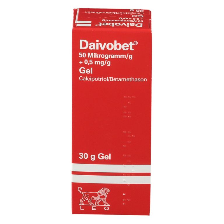 Daivobet® 50 Mikrogramm/g + 0,5 mg/g Gel 30 g mit dem E-Rezept kaufen ...