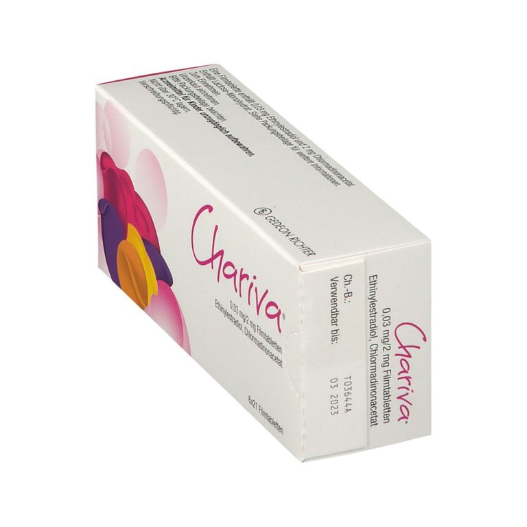 Chariva® 0,03 mg/2 mg 6x21 St mit dem E-Rezept kaufen - Shop Apotheke